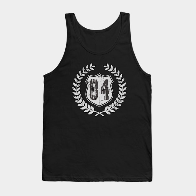 Vintage Old No. 84 T-Shirt Tank Top by adouniss